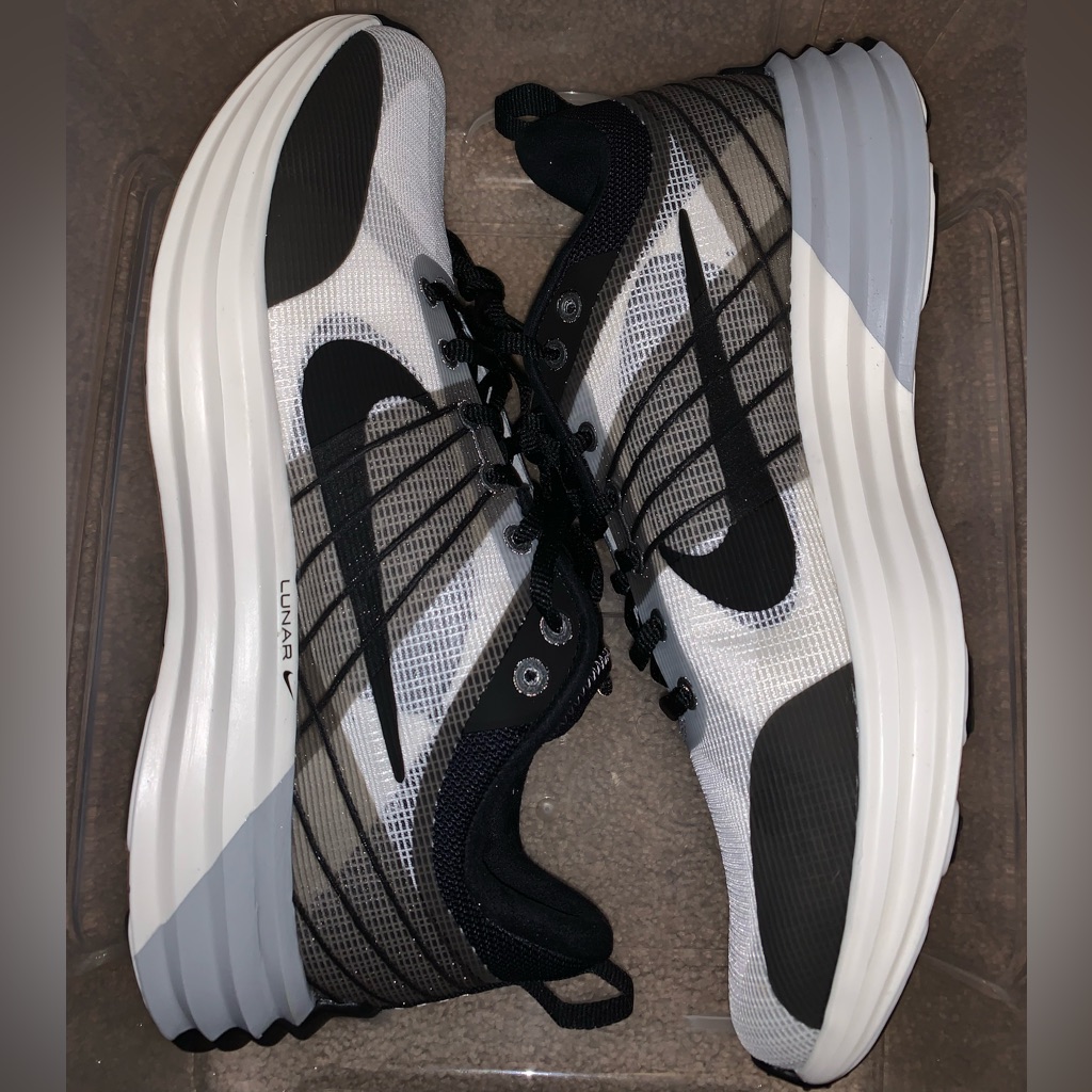 Brand New Nike Lunar Roam Smoke Grey And WhiteBlack Athletic Shoes